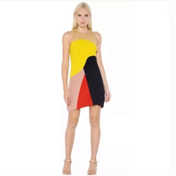 Stella McCartney Colorblock Mini Dress